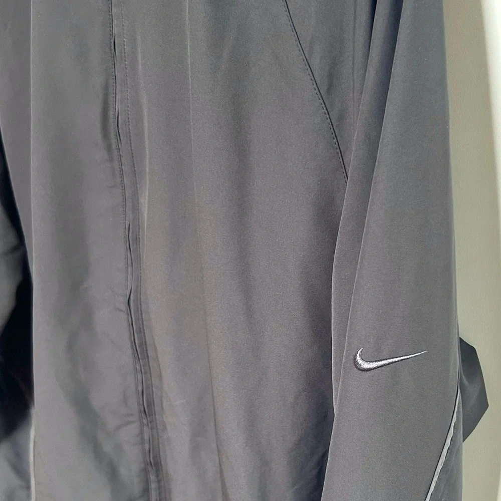 Nike Golf Jacket Mens Sz large Black Soft Shell Full Zip - Picture 6 of 8